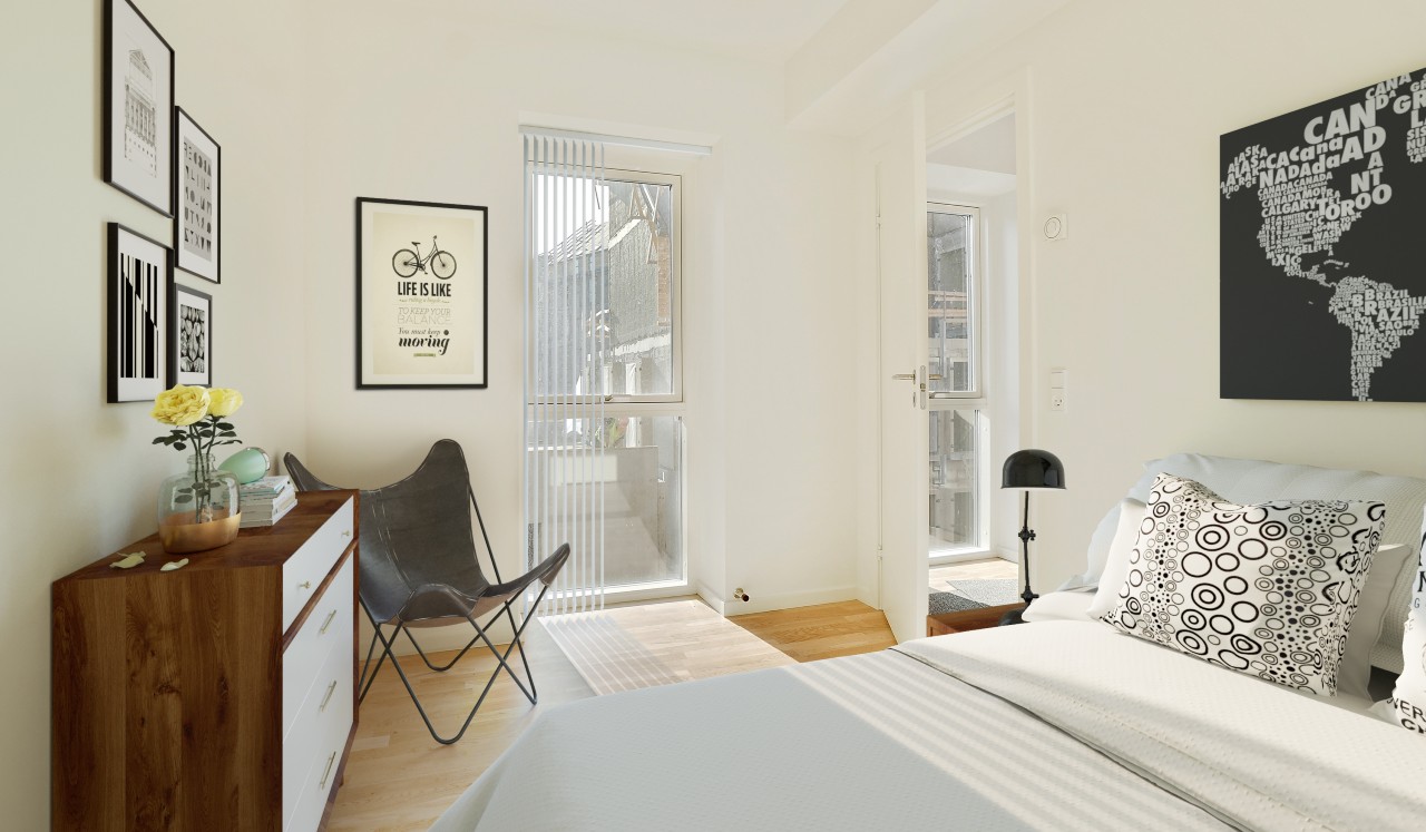 2-room apartment in Århus C