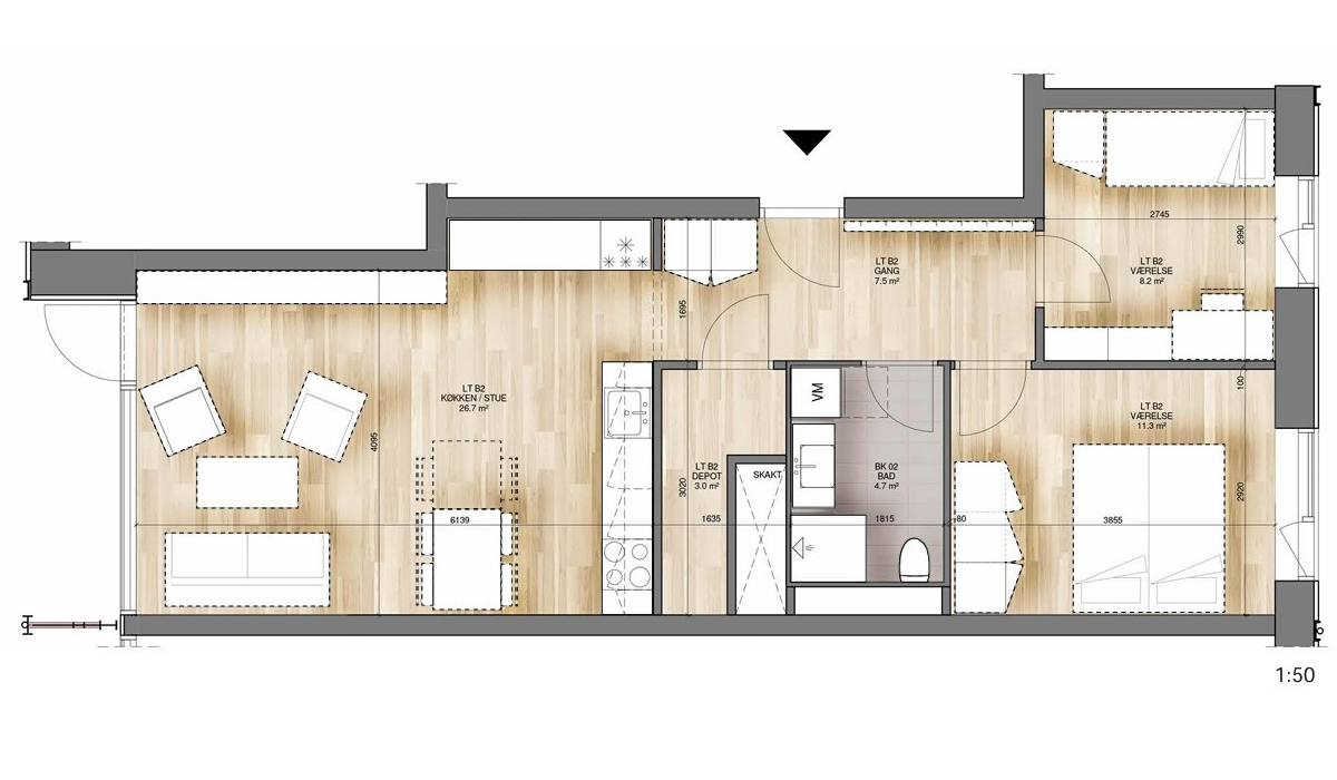 3-room apartment in Valby image 5